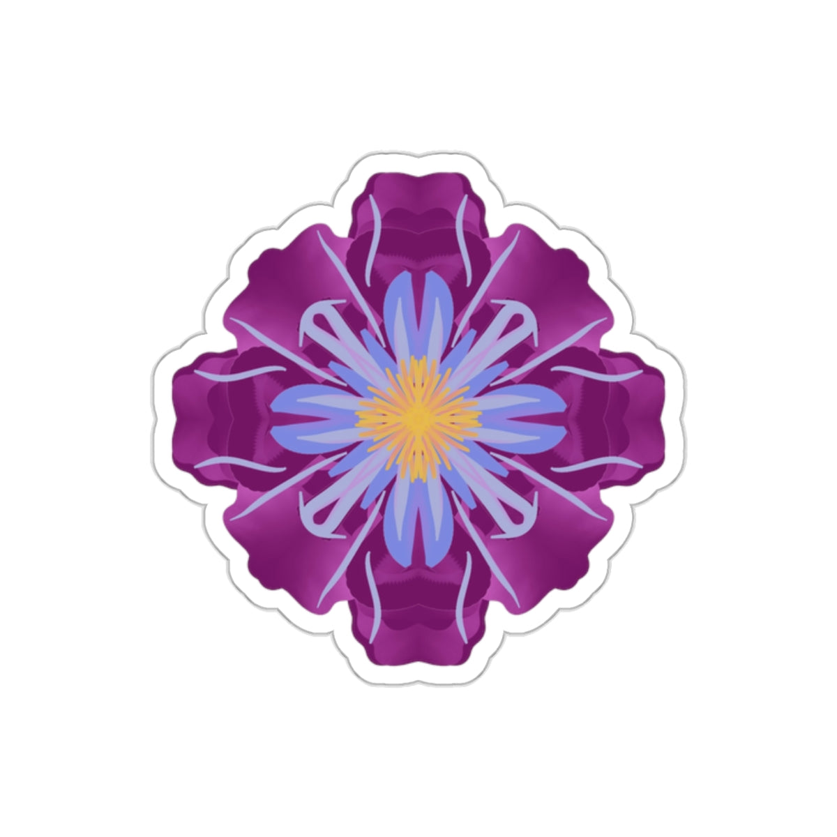 Fanciful Flowers 3 Kiss-Cut Stickers