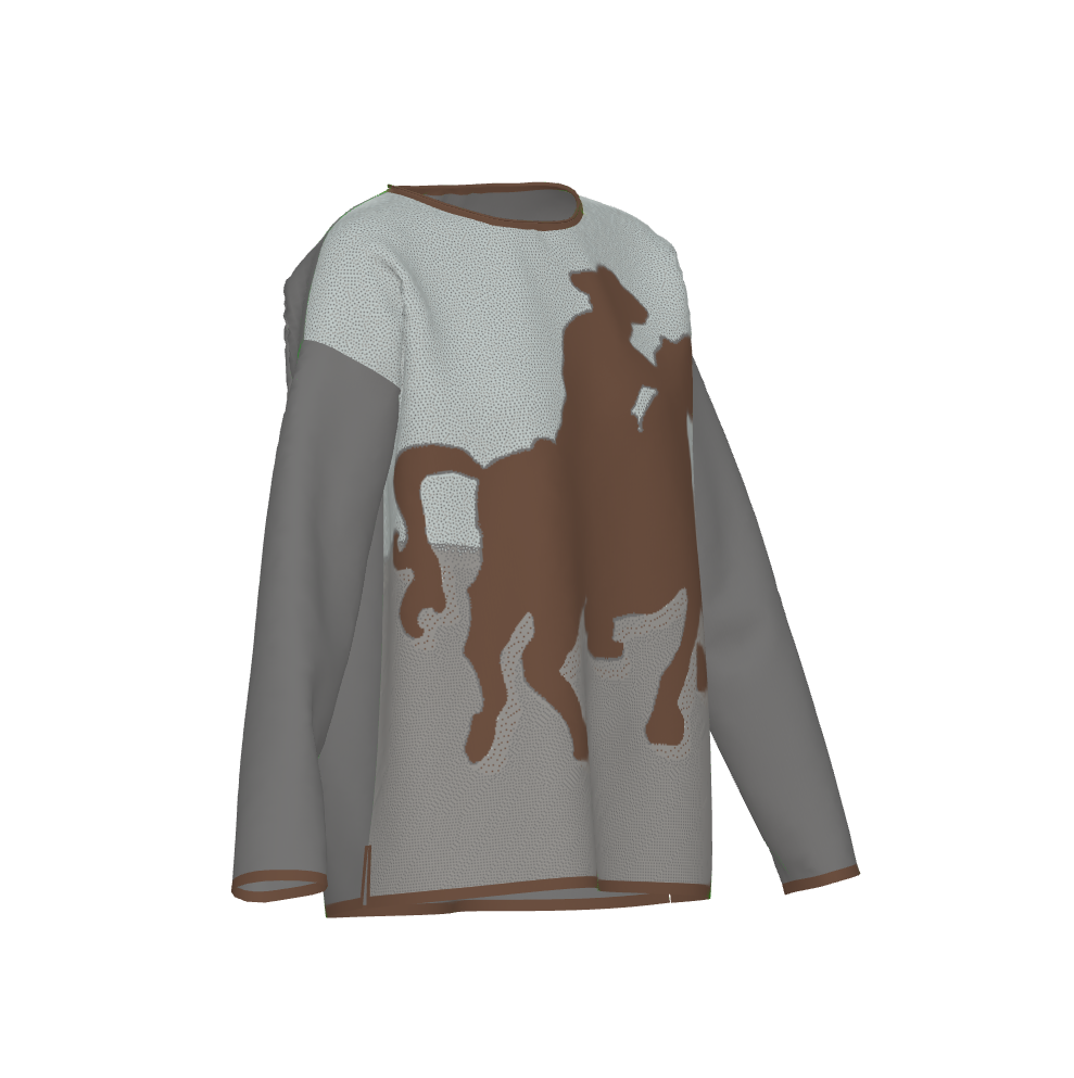 Cowboy On a Horse Knit Sweater