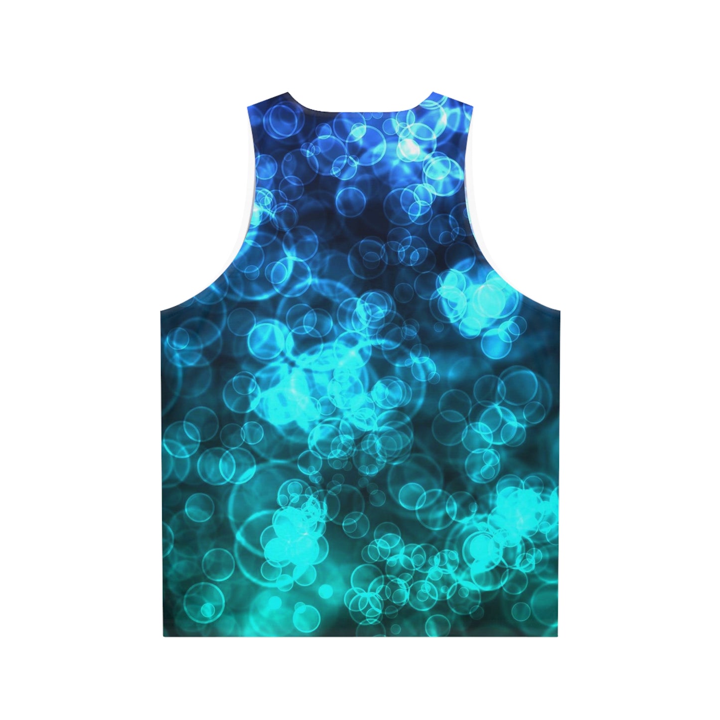 Blue Ocean Bokeh Unisex Tank Top (AOP)