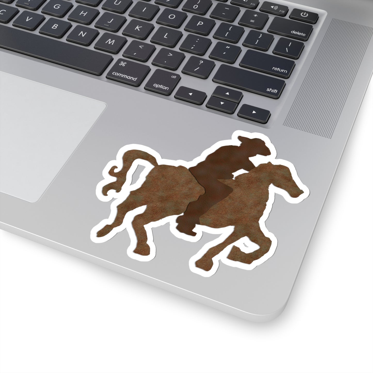 Cowboy on a Horse Kiss-Cut Stickers