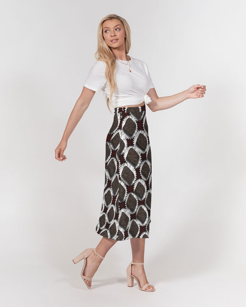 Box of Chocolates Women's All-Over Print A-Line Midi Skirt