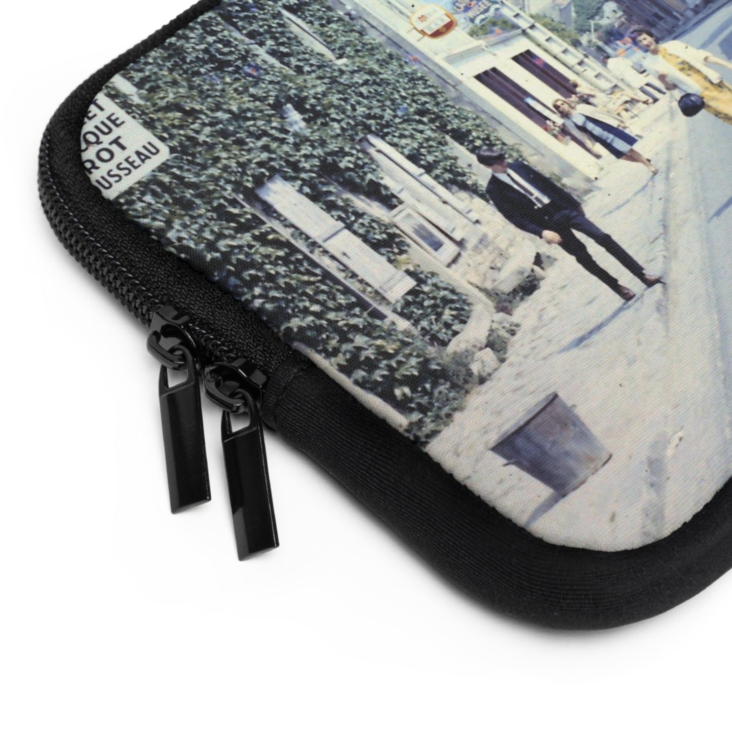 Vintage Paris Shopping Laptop Sleeve