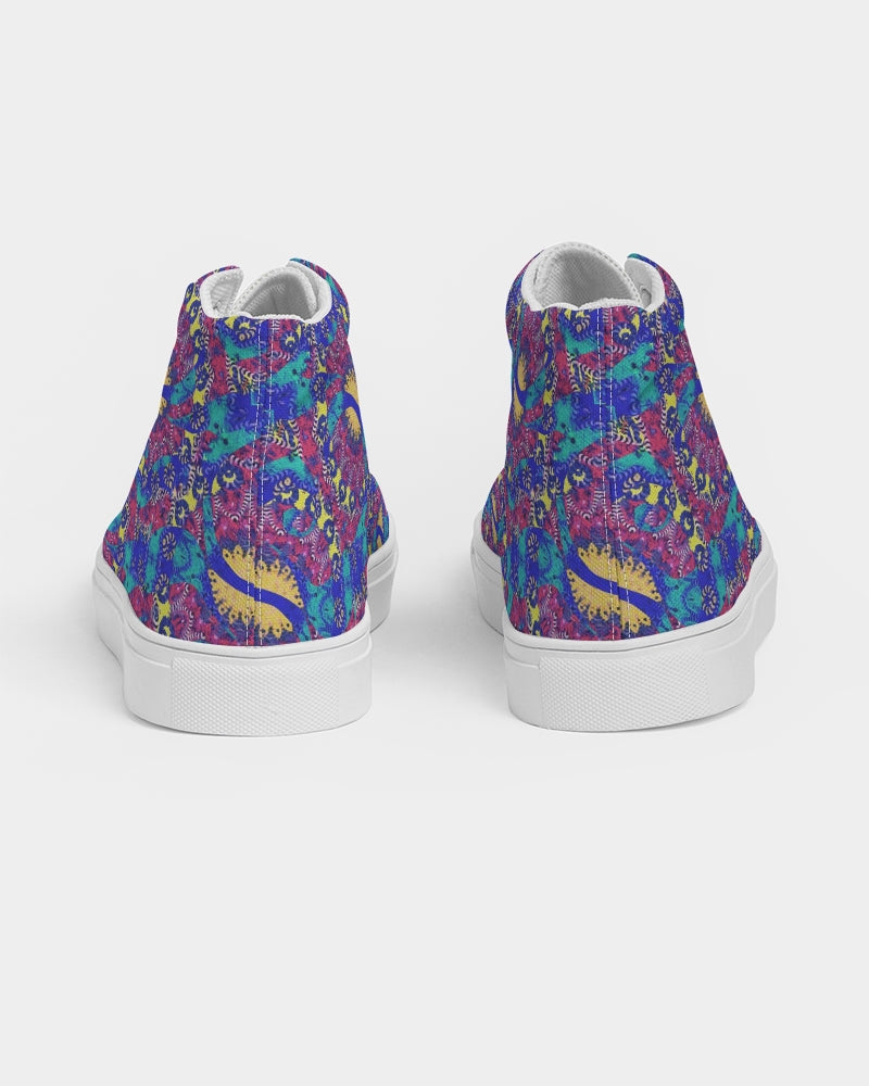 Caribbean Grafitti Women's Hightop Canvas Shoe
