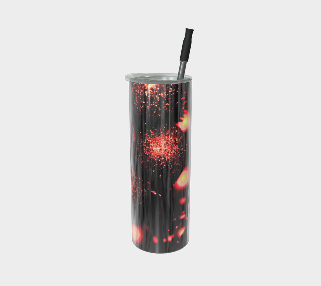 Christmas Red Stainless Steel Tumbler