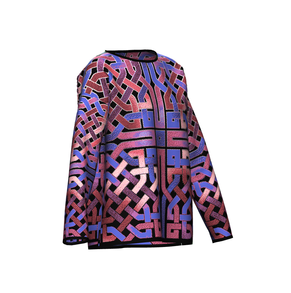 Pink Celtic Knots Sweater