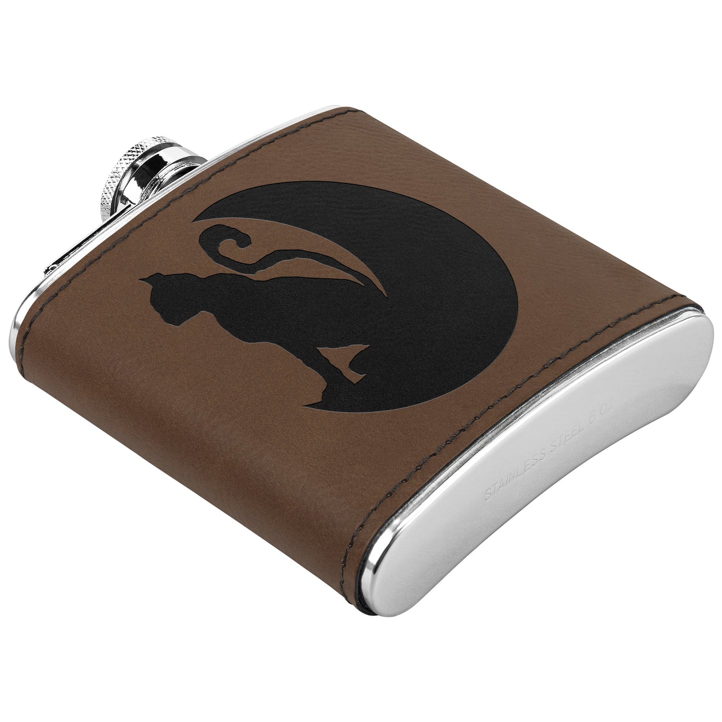 Cat on The Moon Flask
