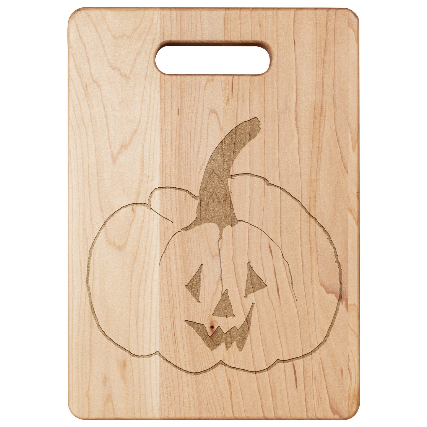 Jack O Lantern Maple Cutting Board