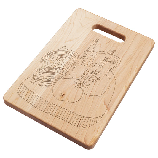 Olive Oil and Veg Maple Cutting Board