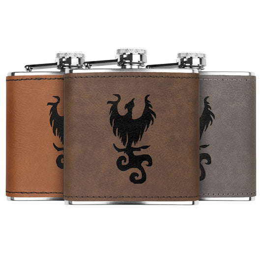 Phoenix Rising Flask