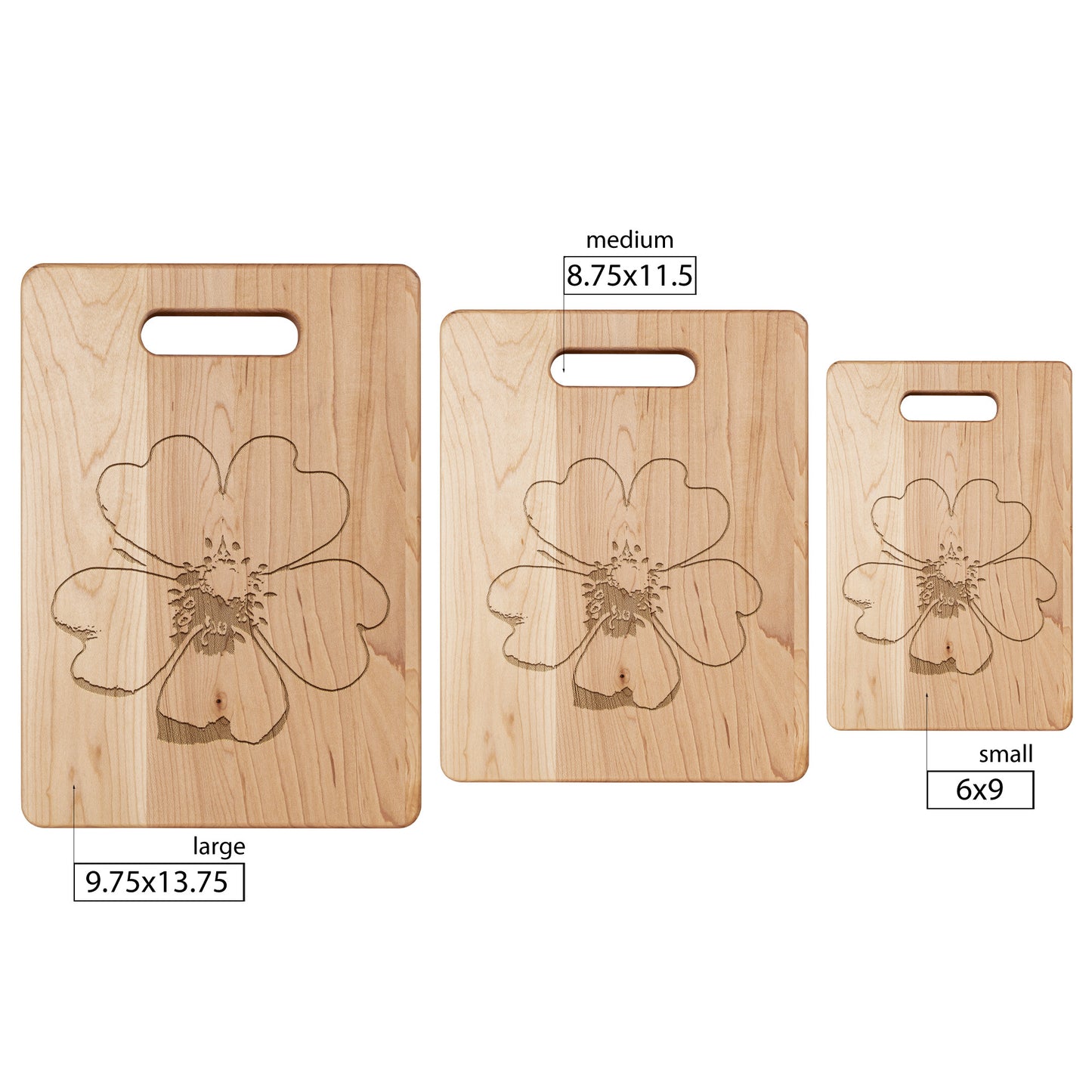 Wildflower Maple Cutting Board