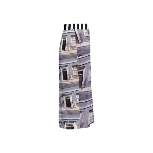 Europe 1967 No 2 Women's Back Split Pencil Skirt-Heavy Knit