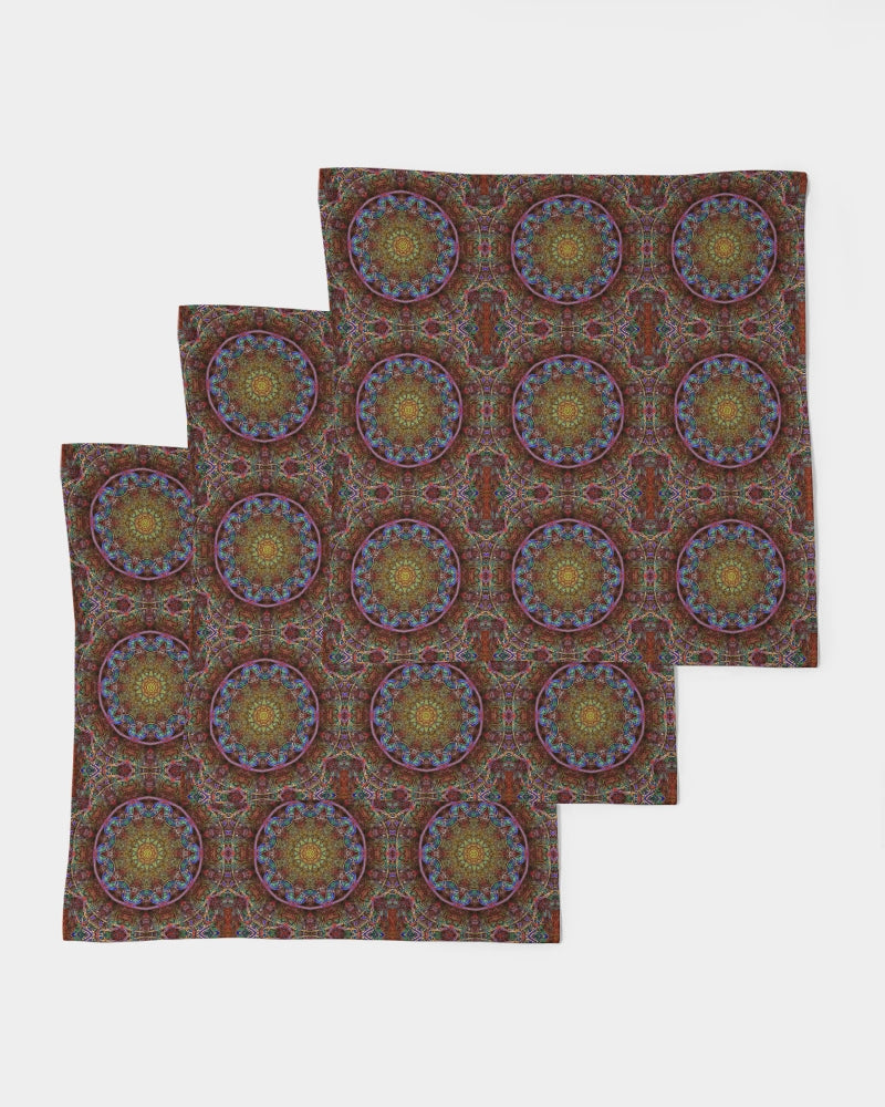 Blue Pink Windy Kaleidoscope Bandana Set