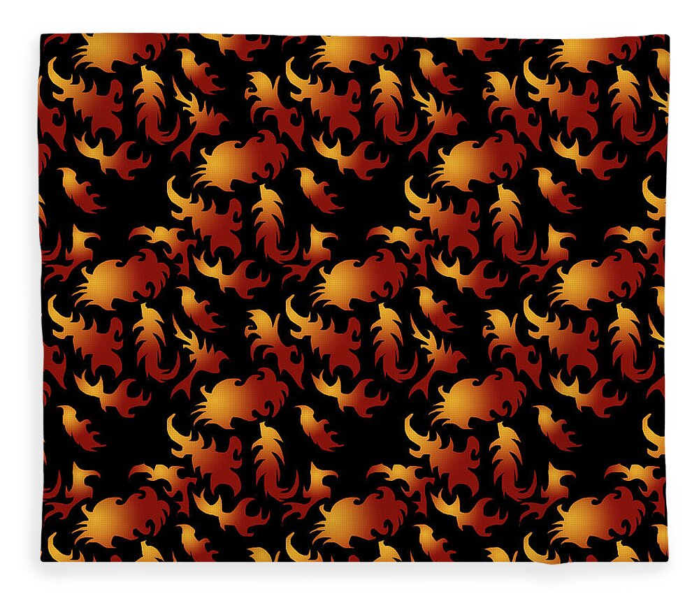 Abstract Flames - Blanket