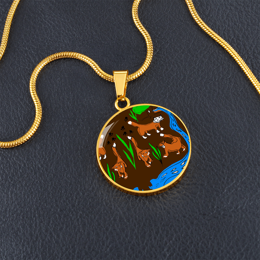 Foxes Necklace