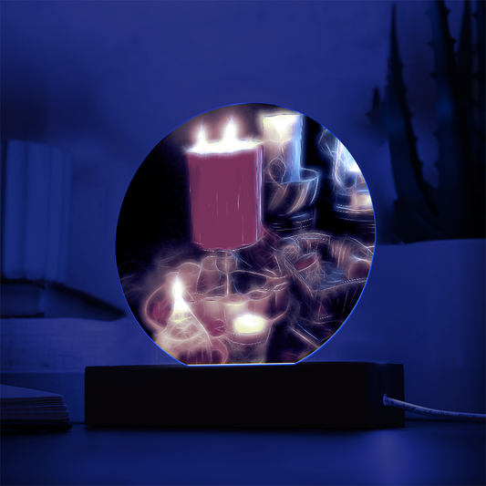 Candle Still Life LED Light