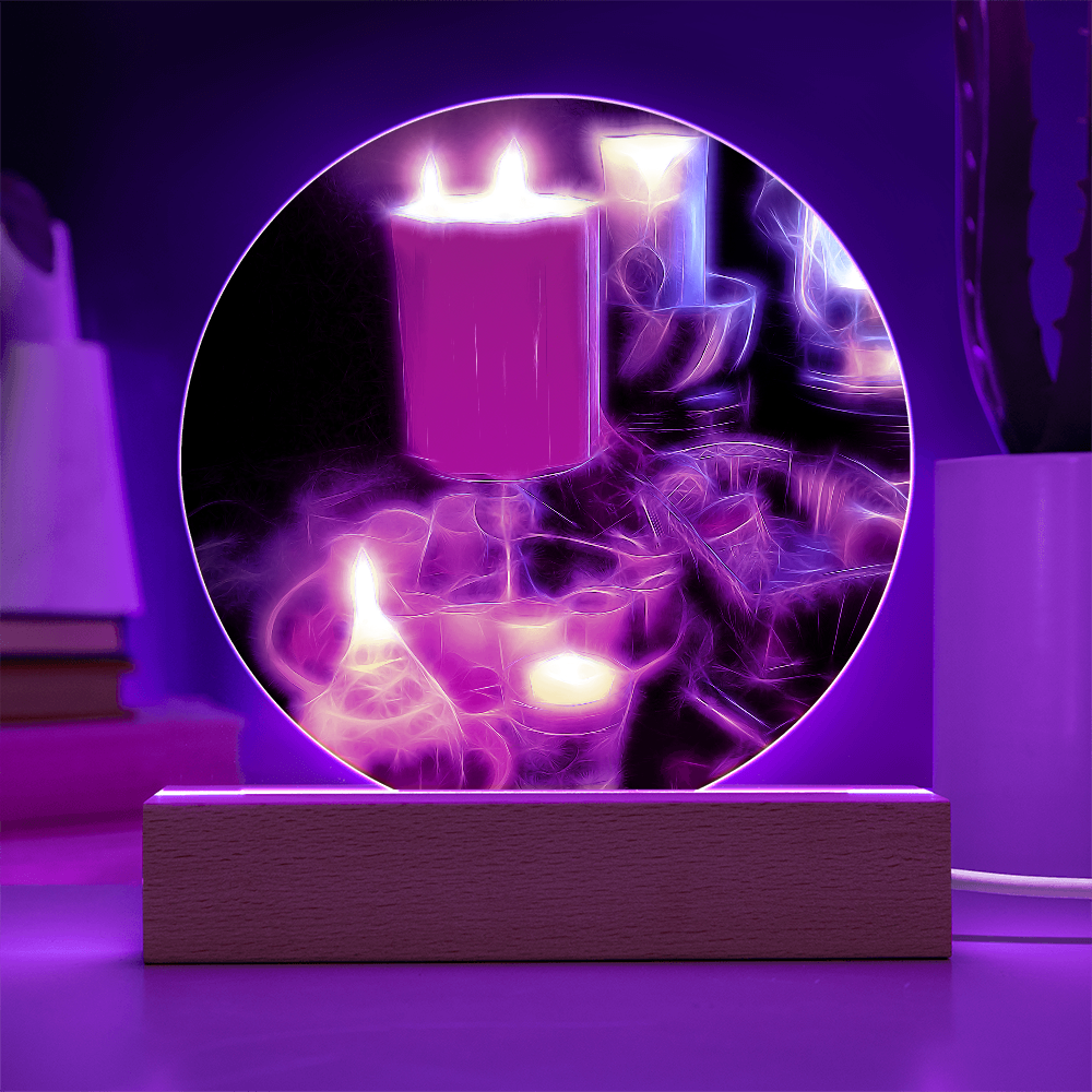 Candle Still Life LED Light