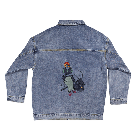 Art School Girl Denim Jacket