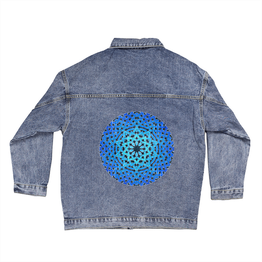 Blue Celtic Star Denim Jacket