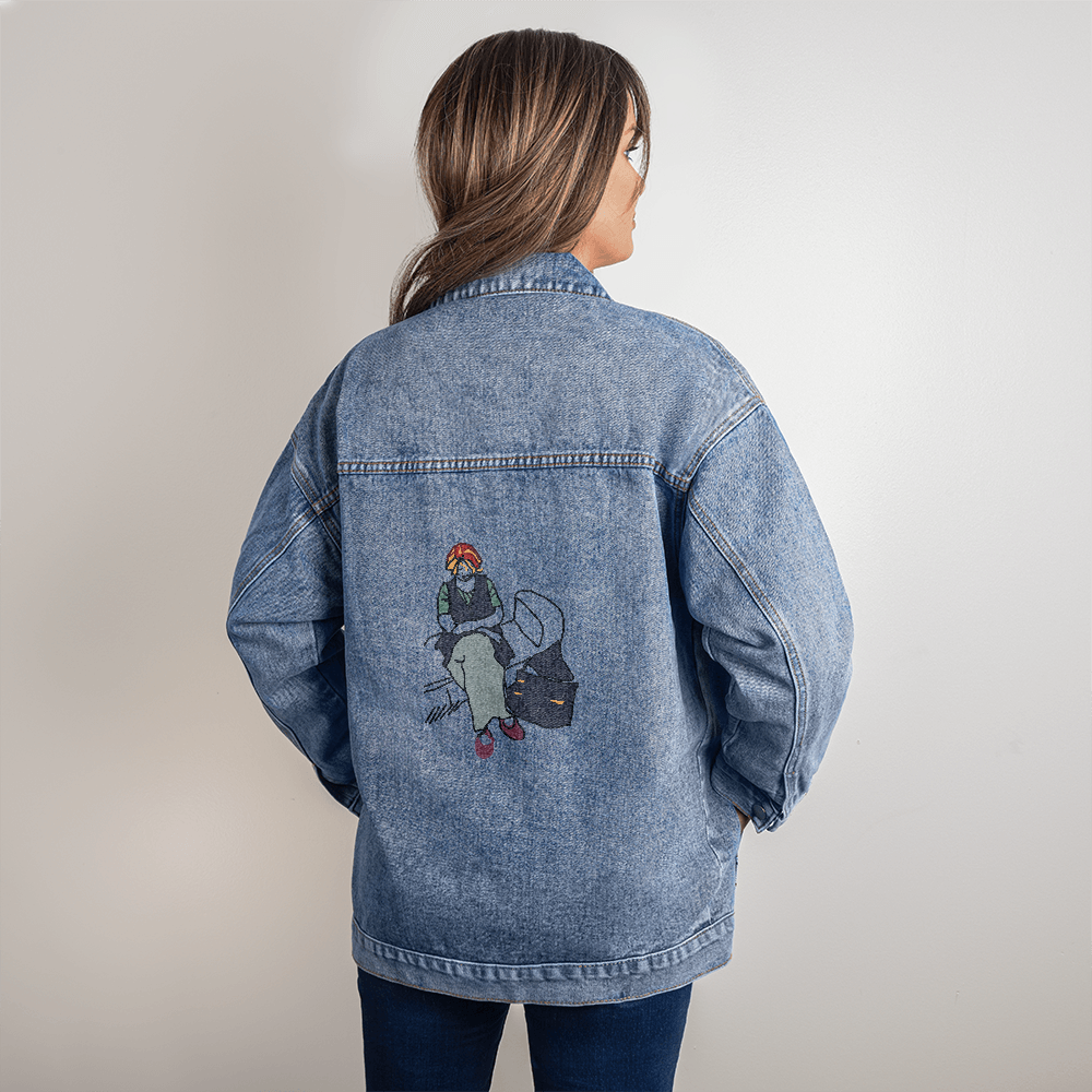 Art School Girl Denim Jacket