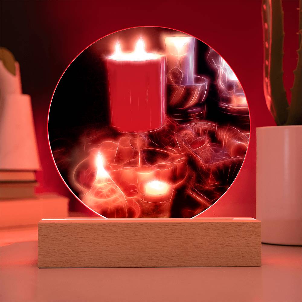 Candle Still Life LED Light
