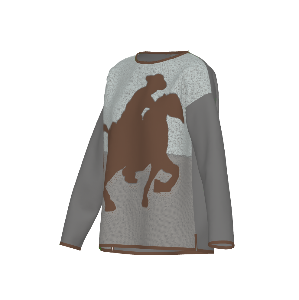 Cowboy On a Horse Knit Sweater