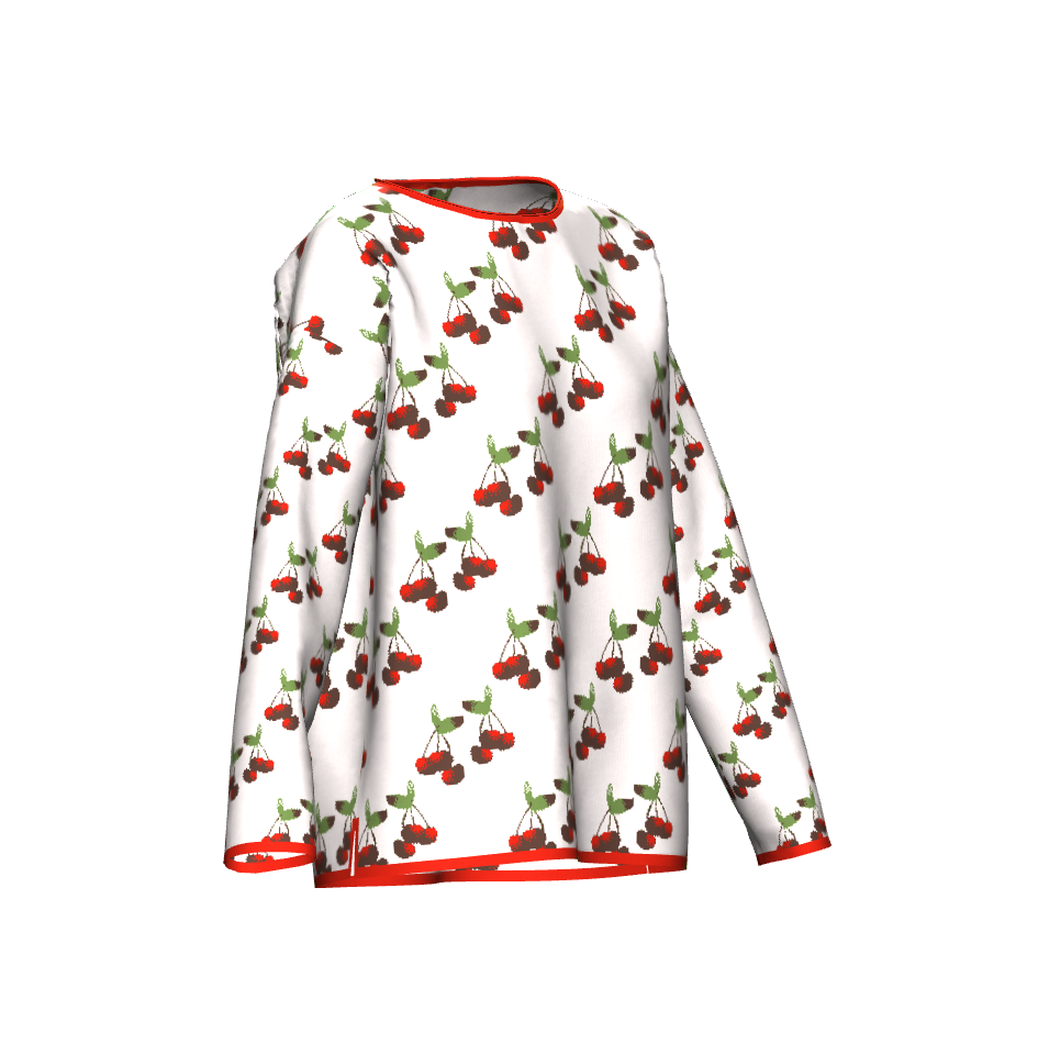 Cherries Pattern Sweater