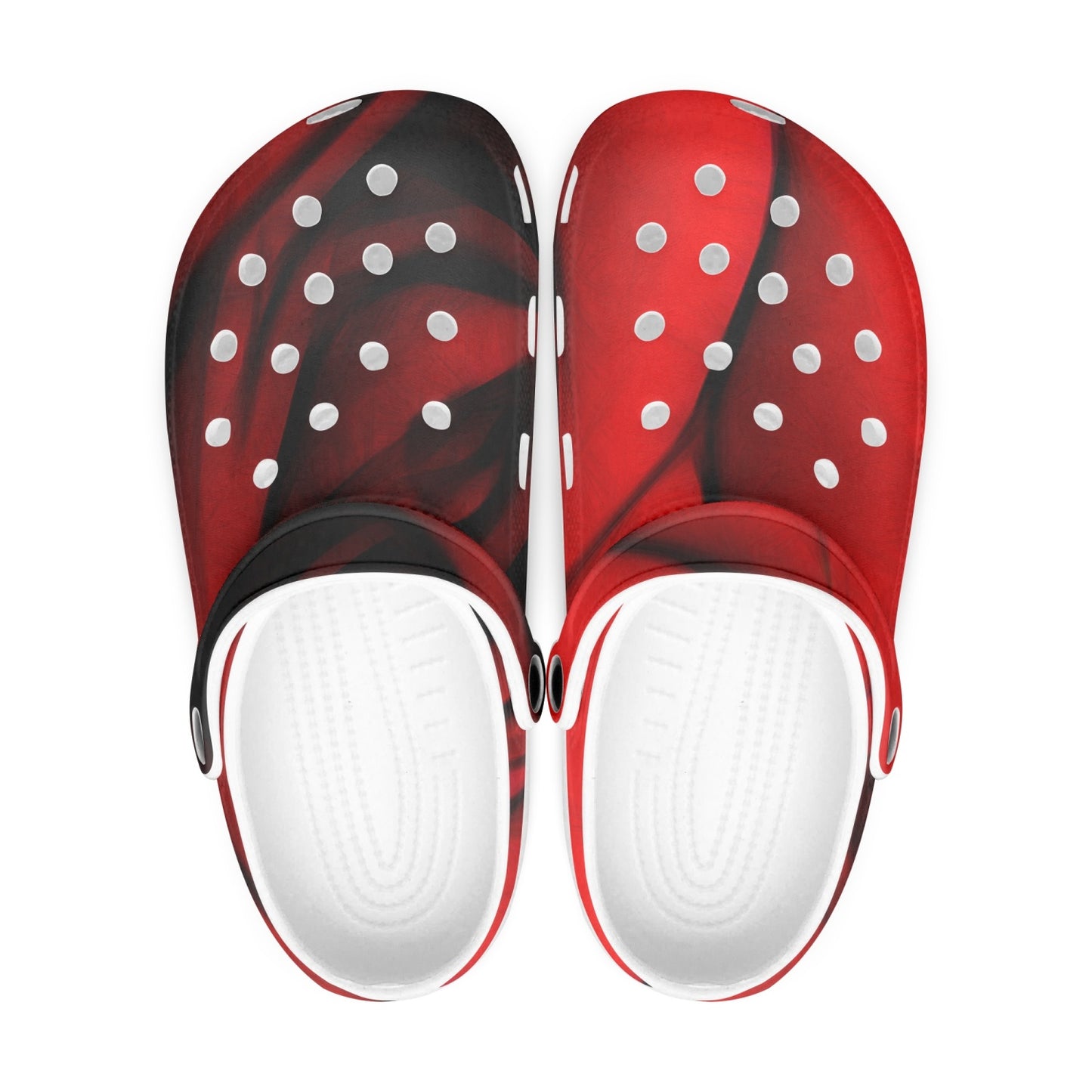 Reddest Rose 413. All Over Printed Clogs