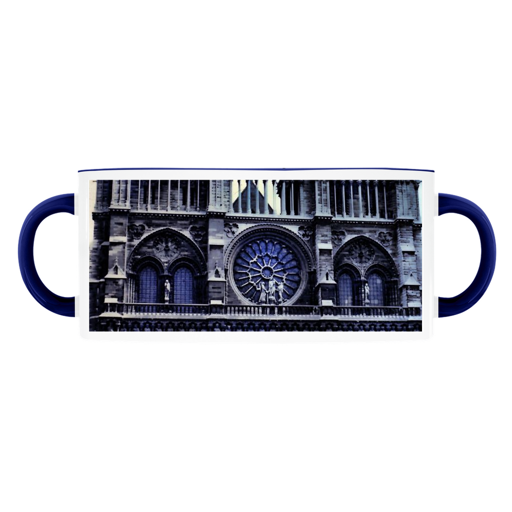 Cathedral Windows Dark Accent Mugs