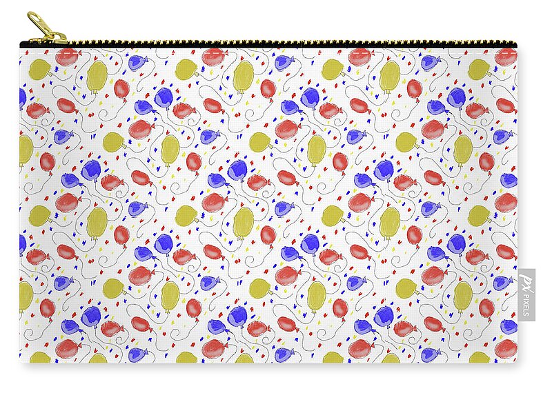 Balloons Pattern - Zip Pouch