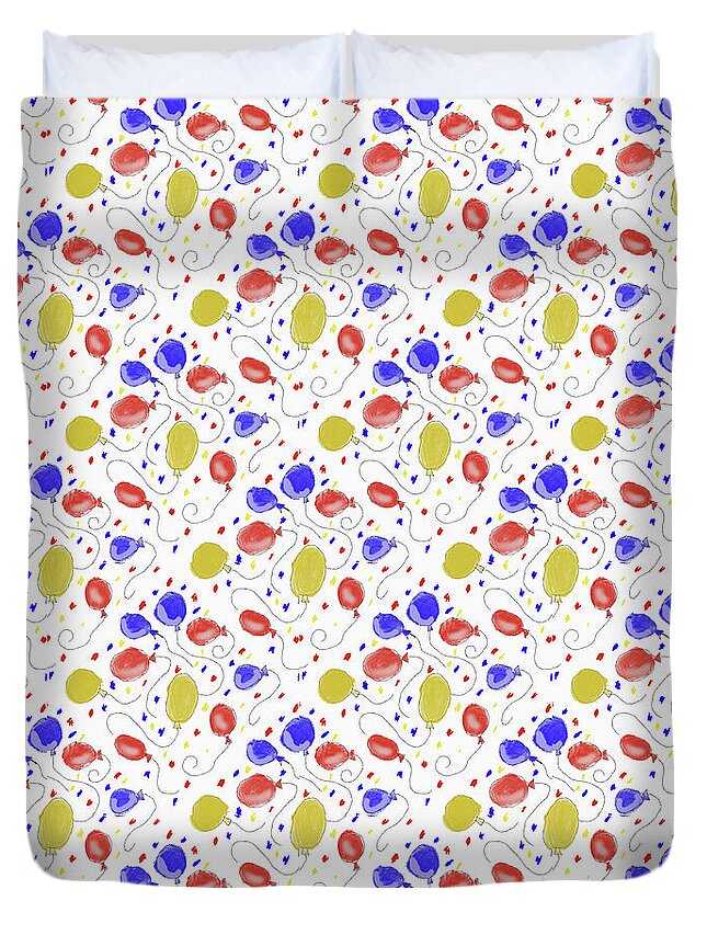 Balloons Pattern - Duvet Cover
