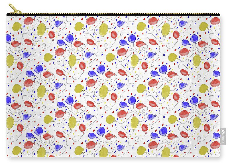 Balloons Pattern - Zip Pouch