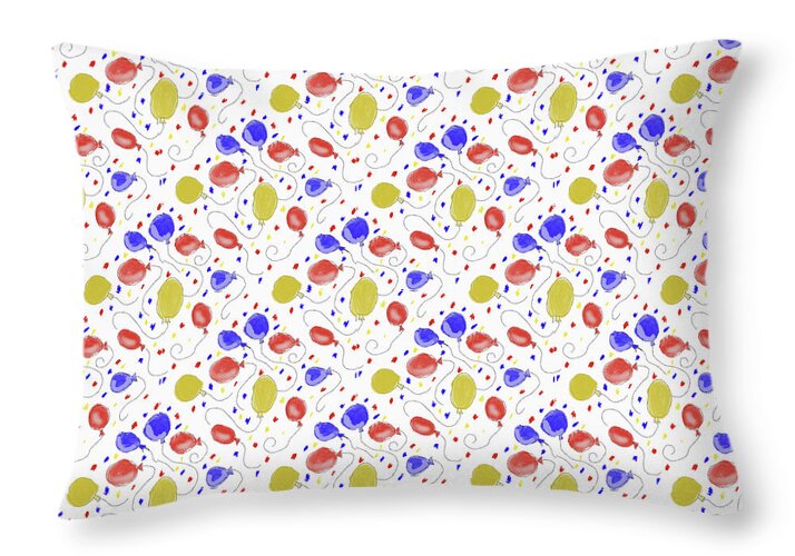 Balloons Pattern - Throw Pillow