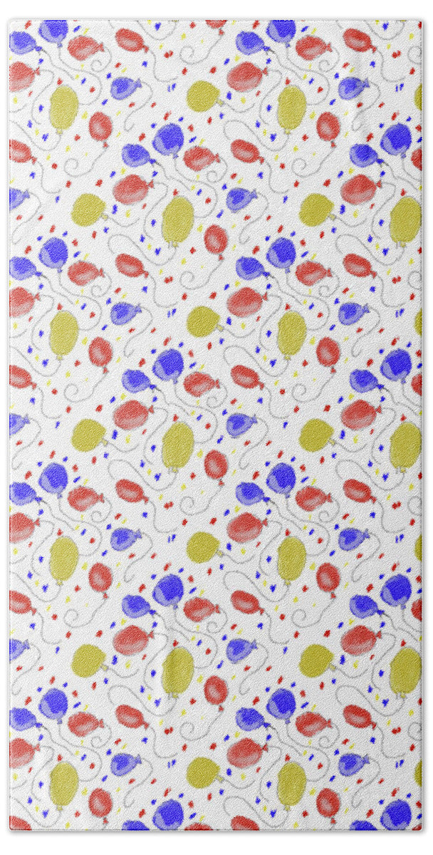 Balloons Pattern - Bath Towel