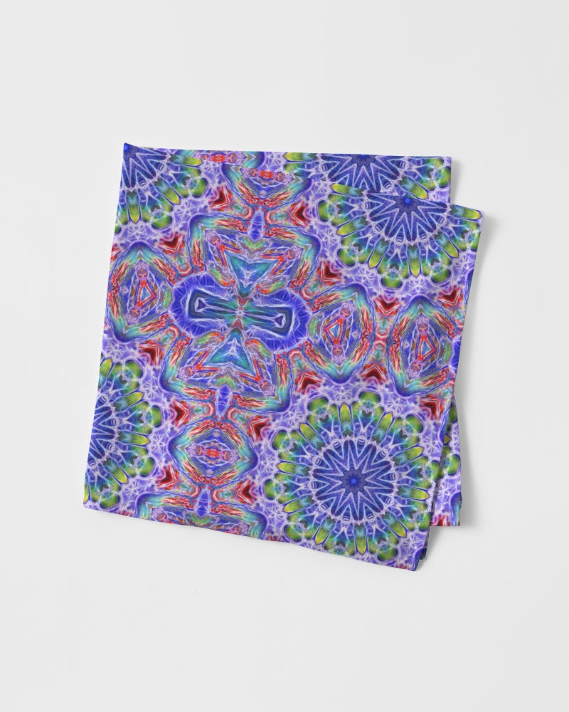 Blue Red Kaleidoscope Bandana Set