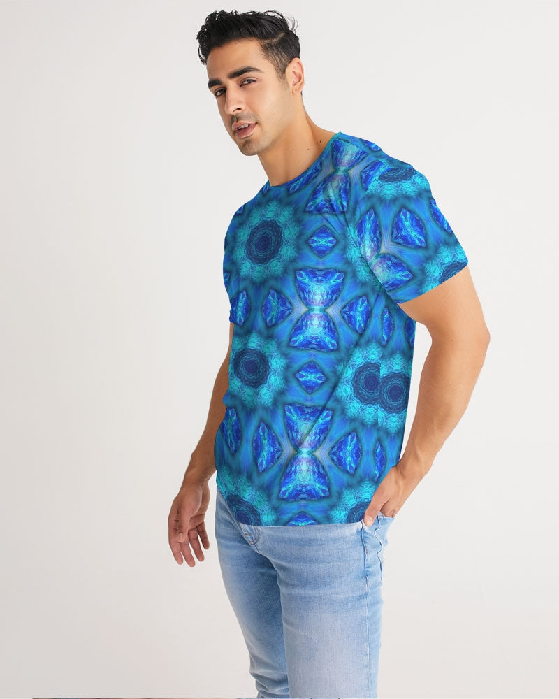 Blue Ocean Kaleidoscope Men's All-Over Print Tee