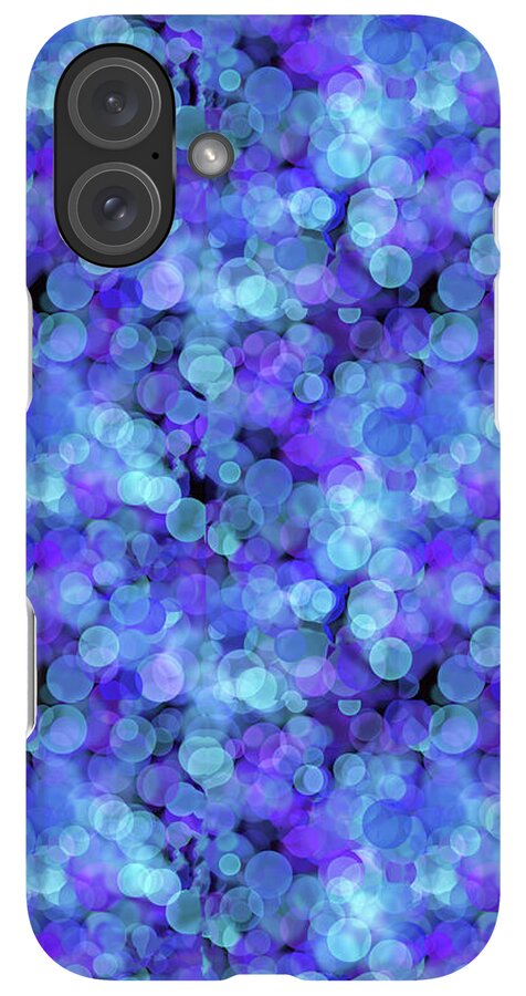 Blue Bokeh Pattern - Phone Case