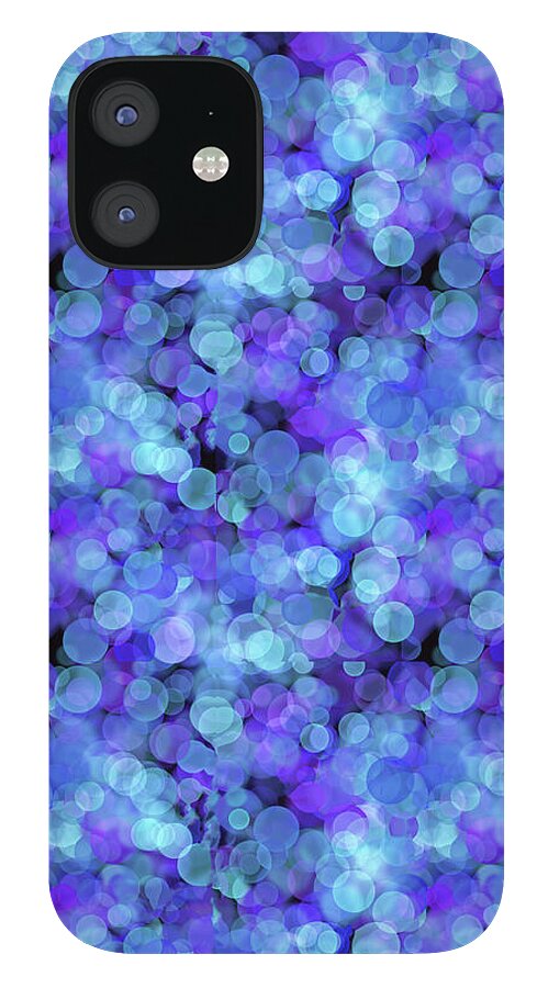 Blue Bokeh Pattern - Phone Case