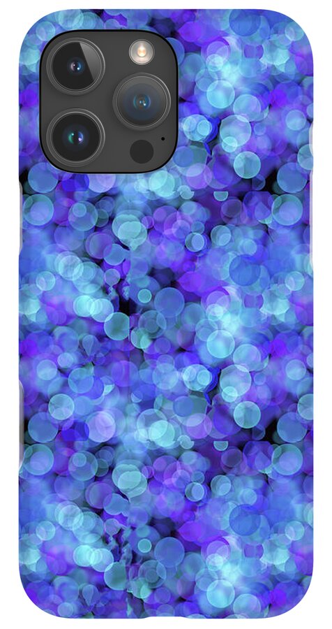 Blue Bokeh Pattern - Phone Case