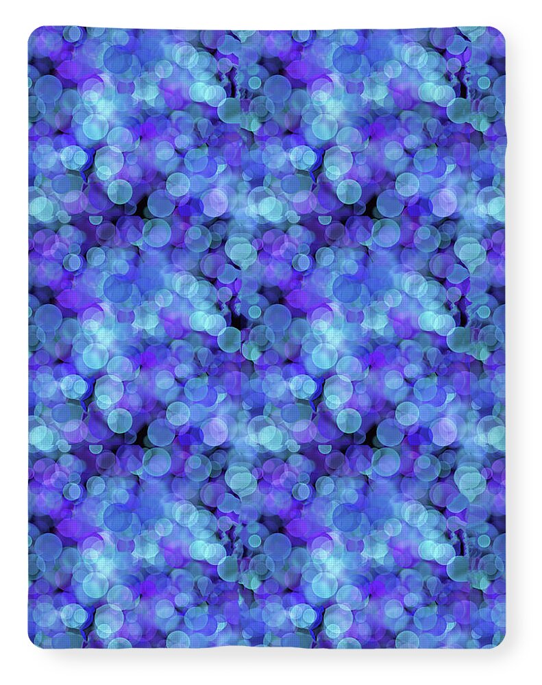 Blue Bokeh Pattern - Blanket
