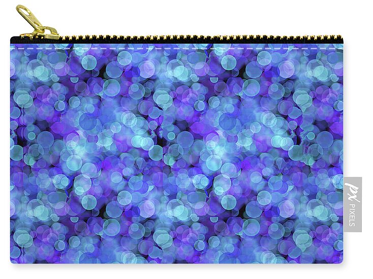 Blue Bokeh Pattern - Zip Pouch