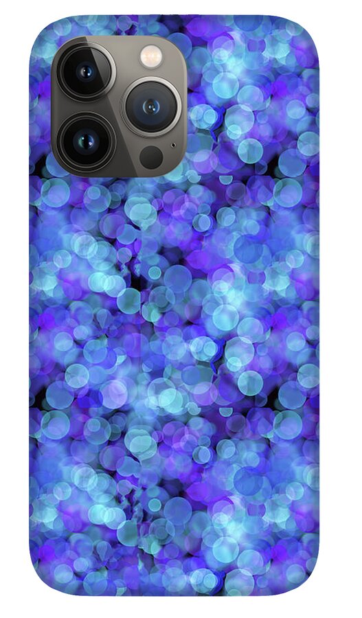 Blue Bokeh Pattern - Phone Case