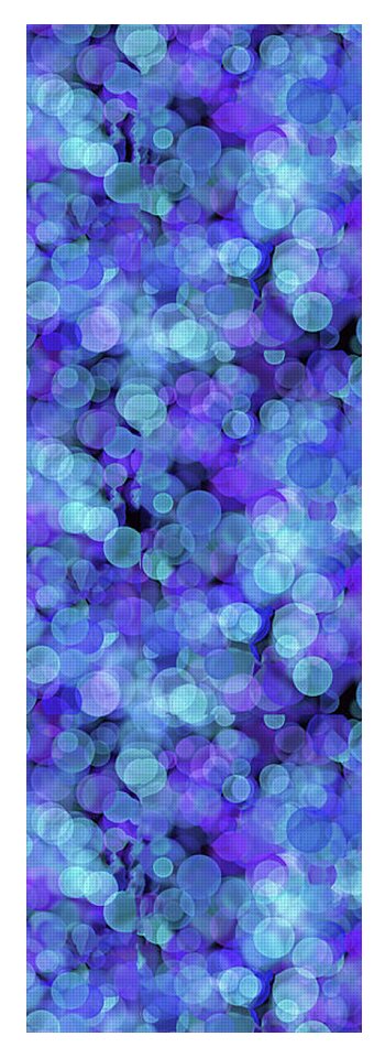 Blue Bokeh Pattern - Yoga Mat