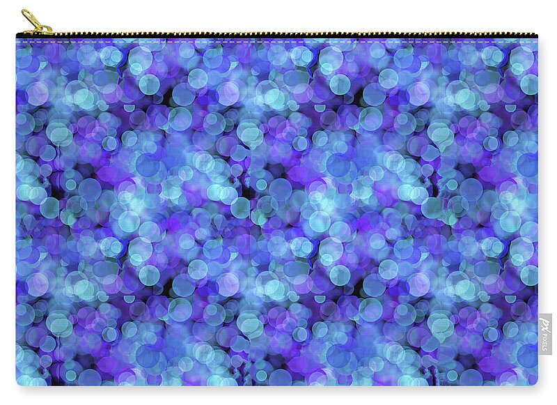 Blue Bokeh Pattern - Zip Pouch