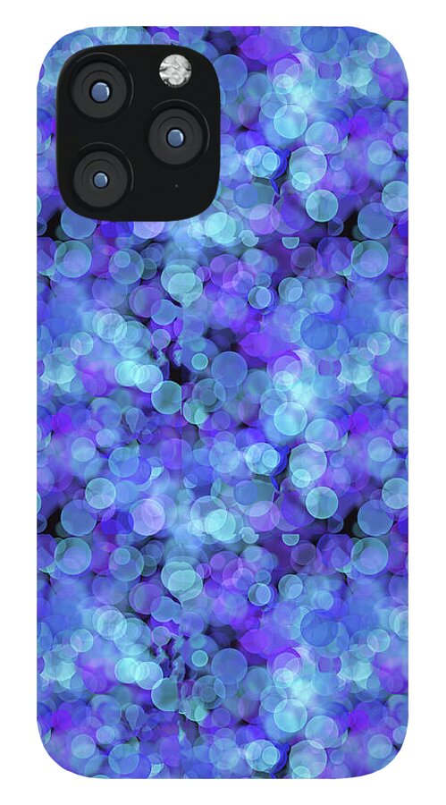 Blue Bokeh Pattern - Phone Case