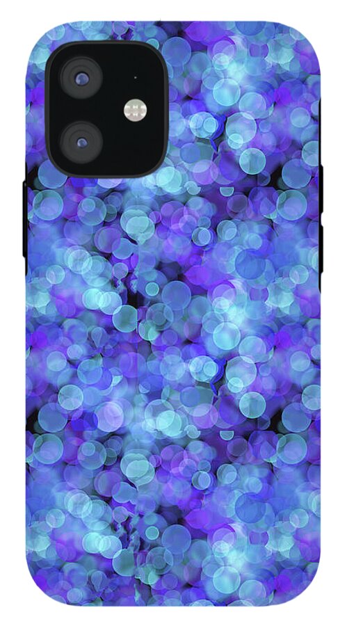 Blue Bokeh Pattern - Phone Case