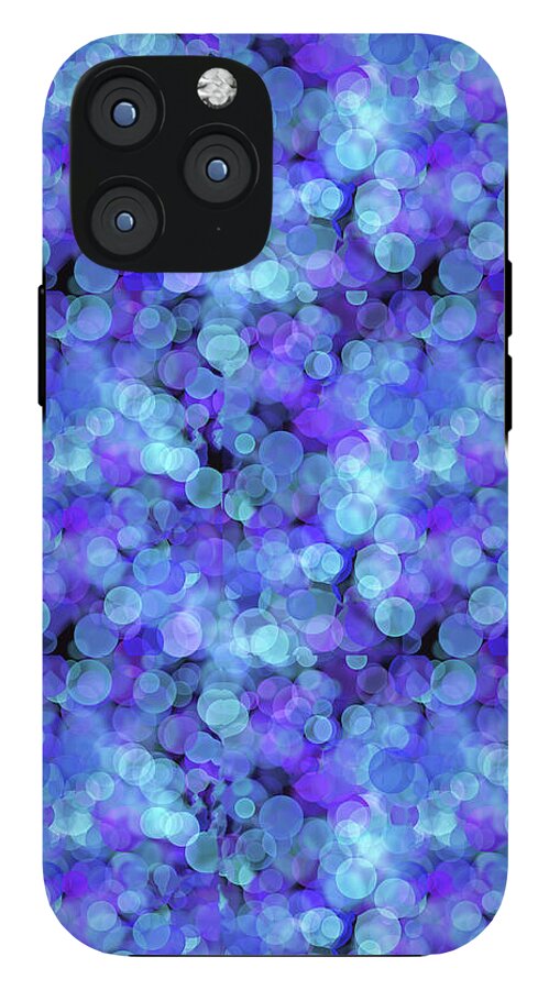 Blue Bokeh Pattern - Phone Case