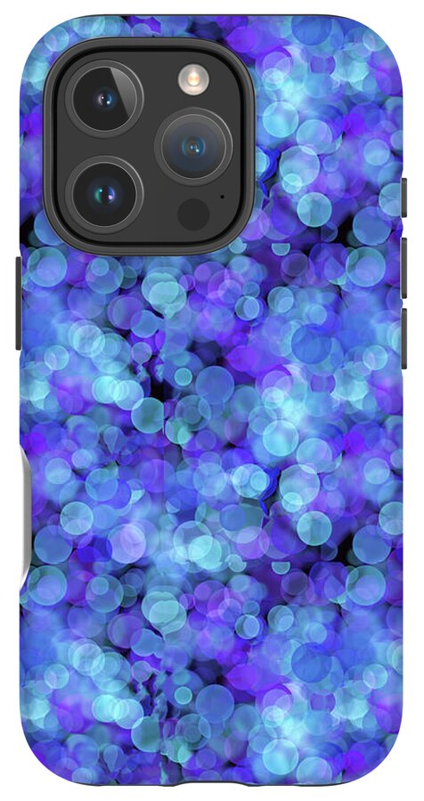Blue Bokeh Pattern - Phone Case