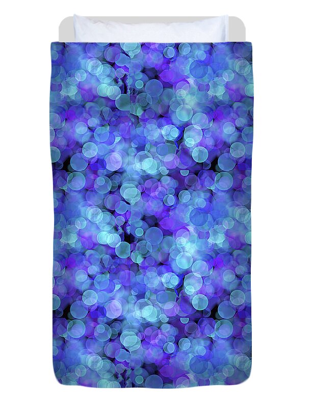 Blue Bokeh Pattern - Duvet Cover