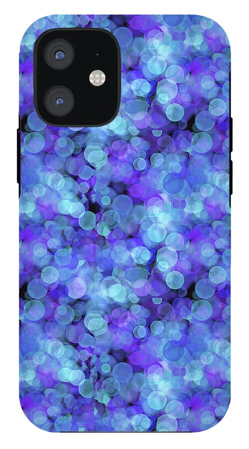 Blue Bokeh Pattern - Phone Case