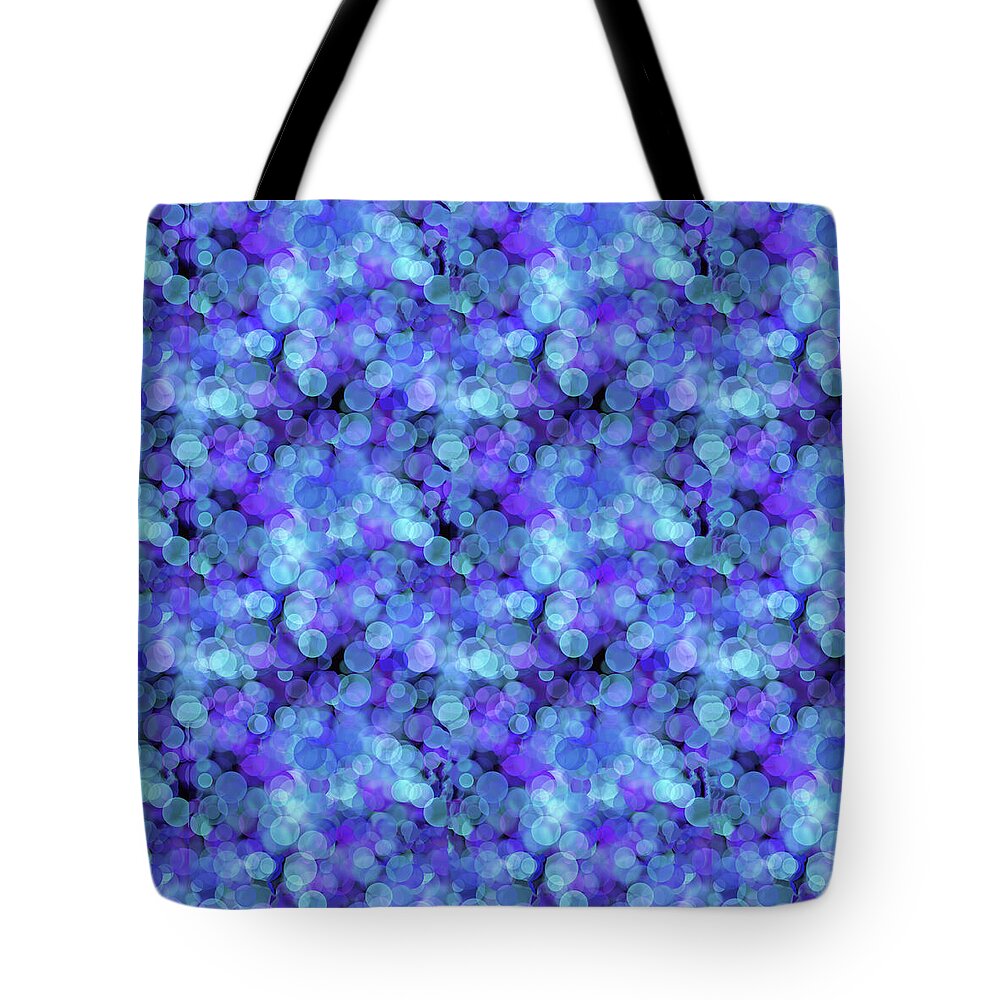 Blue Bokeh Pattern - Tote Bag